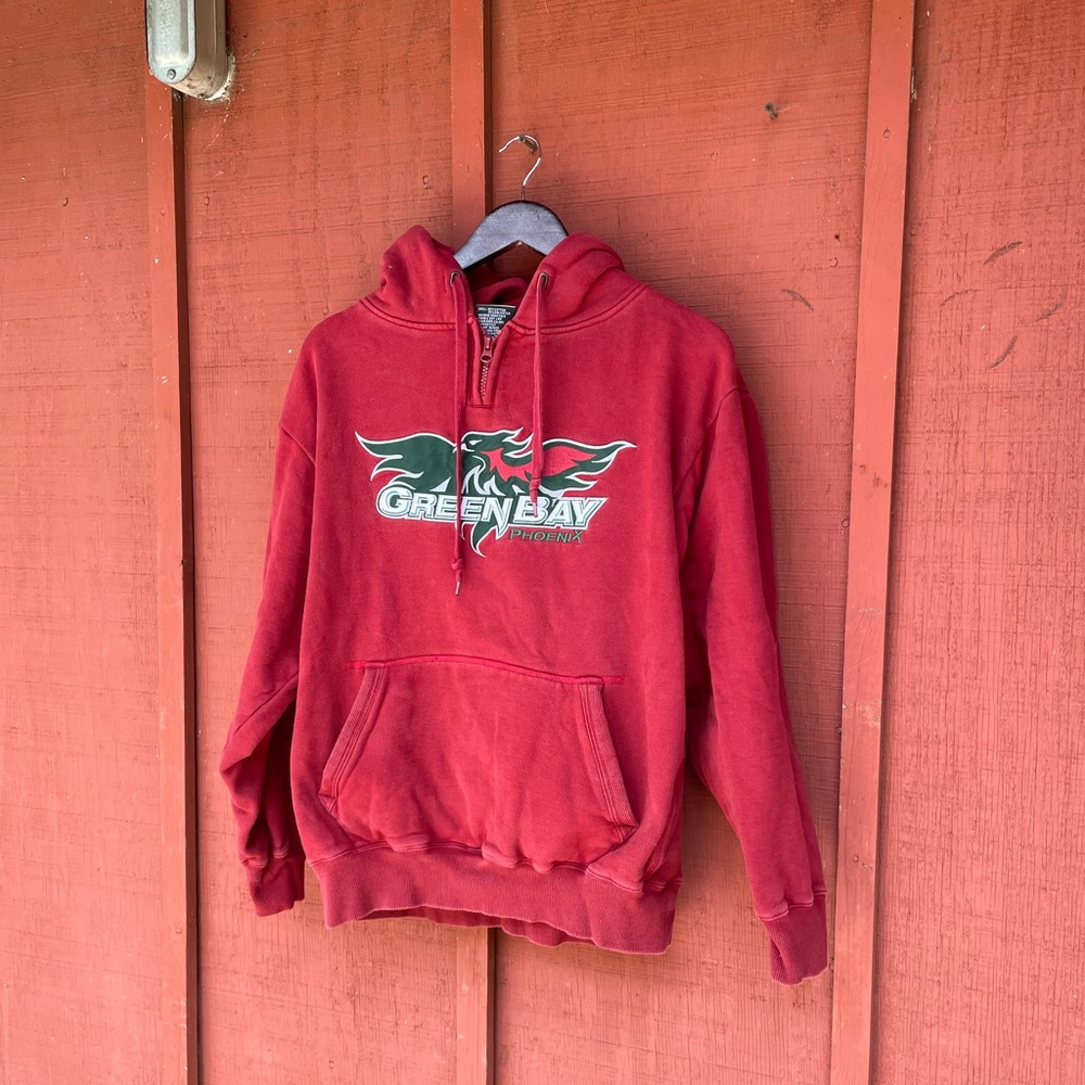 University of Wisconsin Green Bay Phoenix College Sports Hoodie Size M